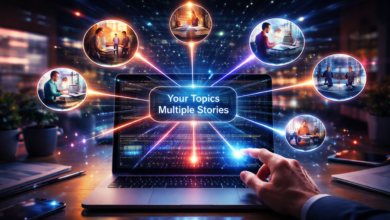 your topics multiple stories
